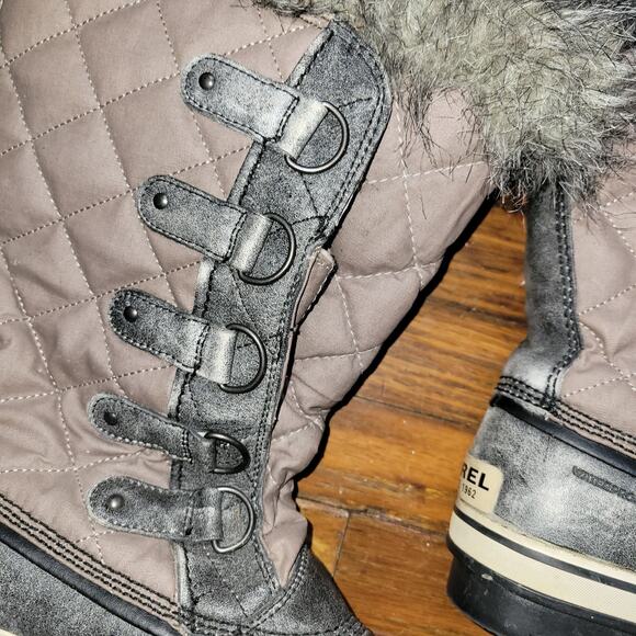 Sorel Boots Womens Size 11 Soft Toe Tofino Snow Gray Leather Waterproof - Picture 7 of 13